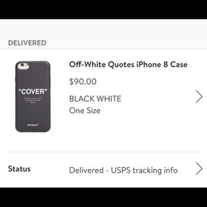 OffWhite 2018 iPhone 8 case